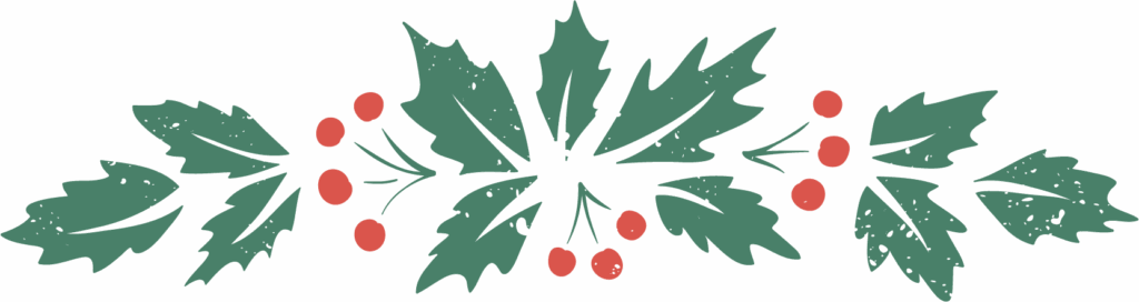 Holiday Flora Ornament Illustration