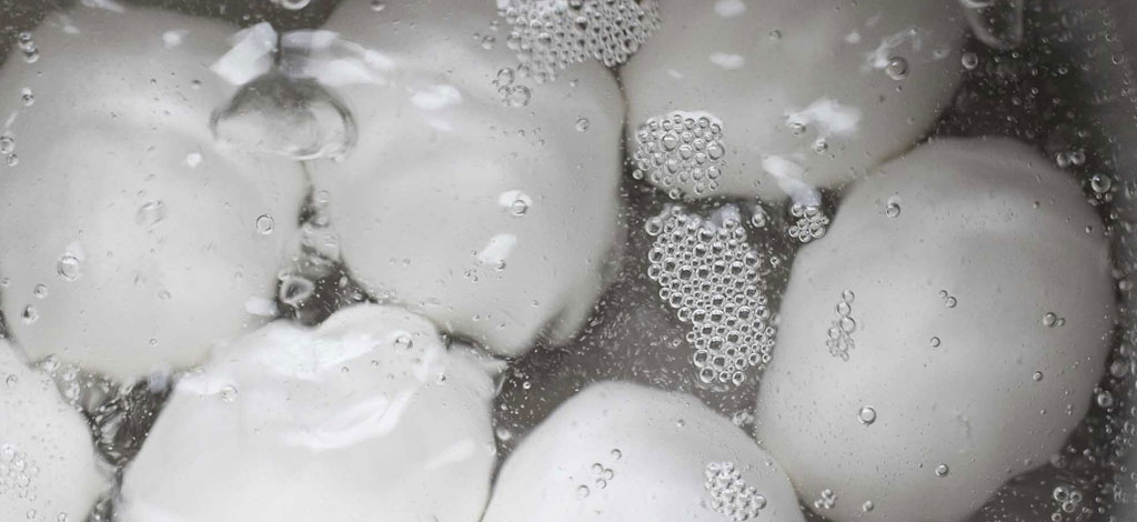 boiling eggs